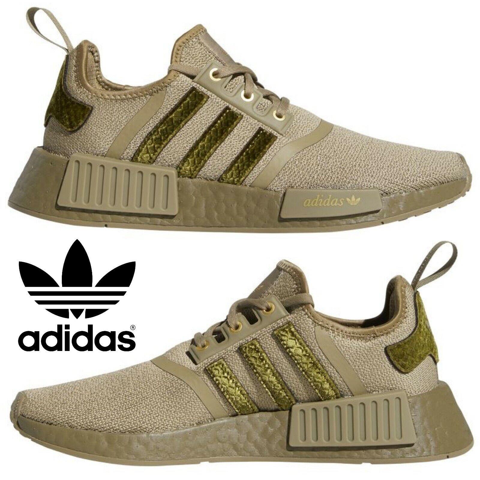 Adidas Originals Nmd R1 Women s Sneakers Casual Shoes Sport Gym Running - Green , Olive/Olive Manufacturer