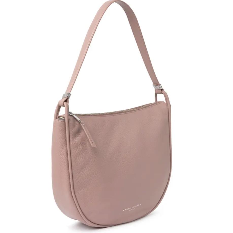 Marc Jacobs Leather Shoulder Hobo Bag Romantic Beige - Exterior: Pink, Manufacturer: Romantic Beige