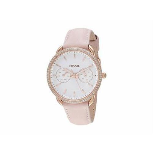 Swatch Fossil Women`s Watch Tailor Quartz Crystal Silver Dial ES4393