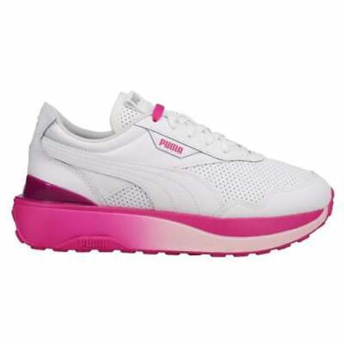Puma 381402-02 Cruise Rider Platform Womens Sneakers Shoes Casual - White