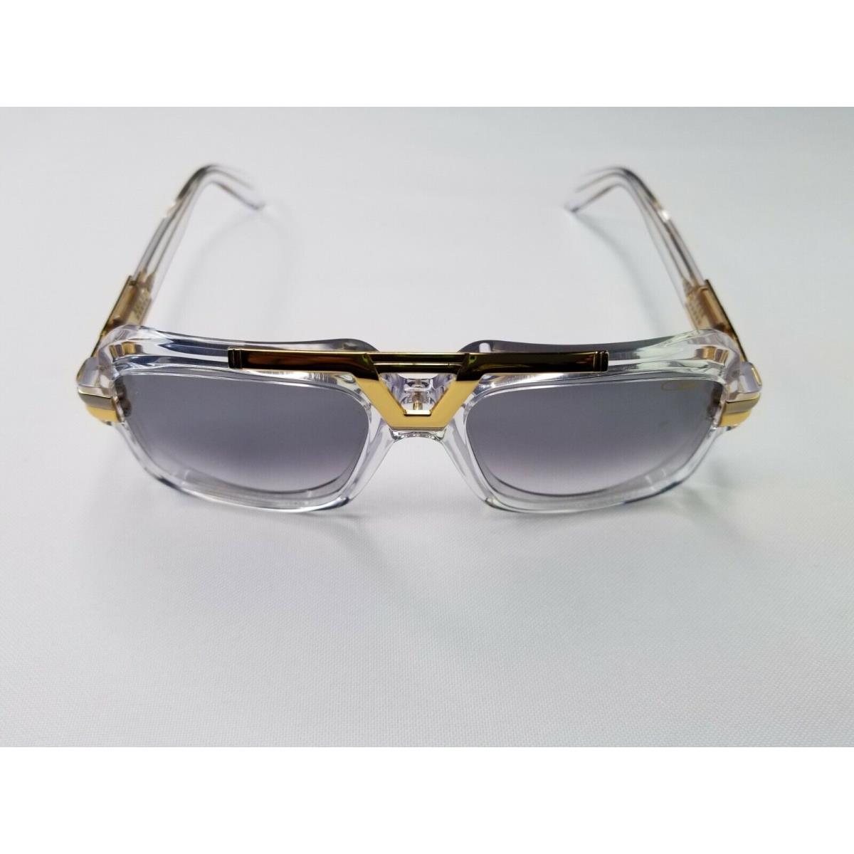 Cazal sunglasses  - Crystal & Gold Frame, Gray Lens 3