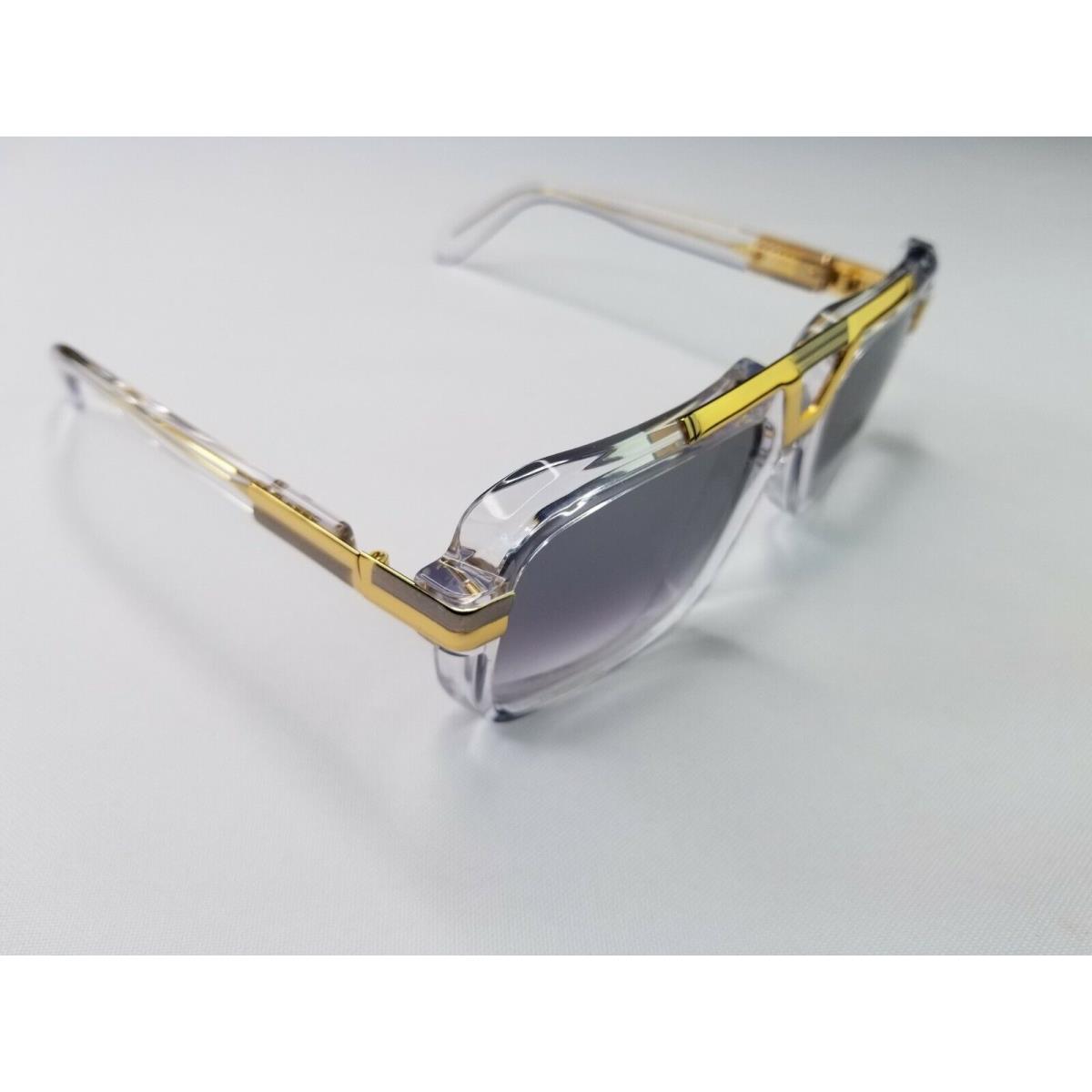 Cazal sunglasses  - Crystal & Gold Frame, Gray Lens 4