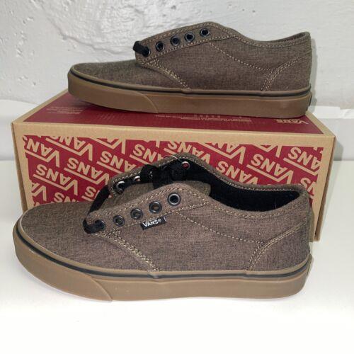Vans Atwood VN0A327LOMM F17 Textile Brown Gum Size 7 Skateboarding Shoes