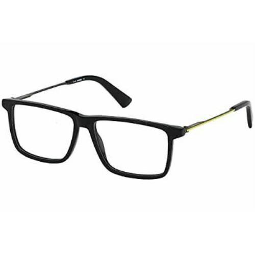 Diesel DL5312 Eyeglass Frames - Shiny Black Frame Shiny Black Lenses 55 mm Len