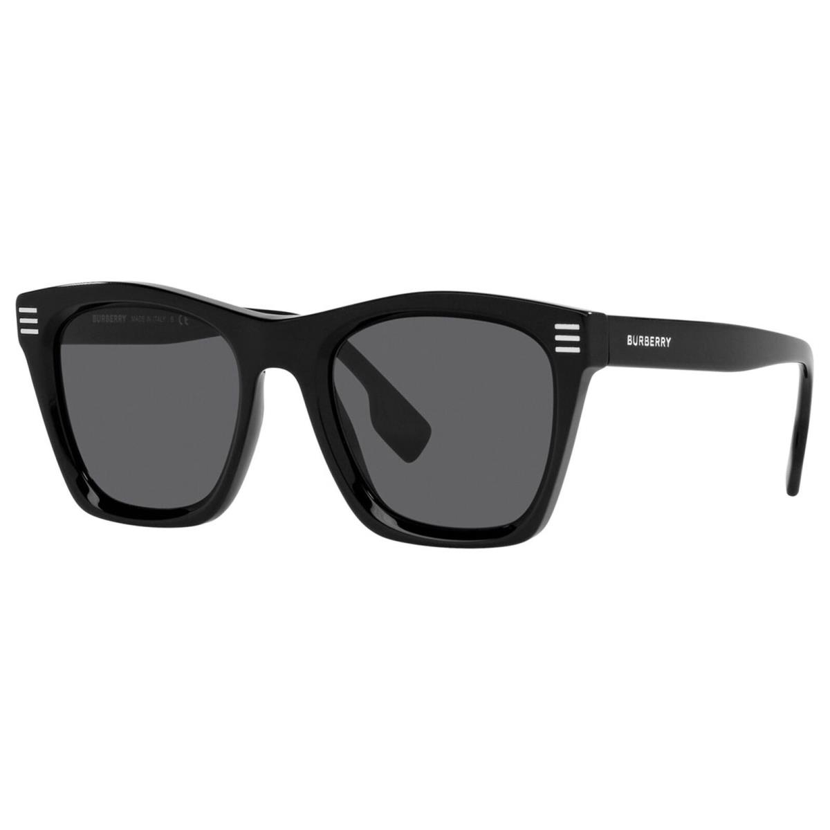 Burberry Cooper Men`s Black Square Sunglasses BE4348-300187-52 - Italy - Frame: Black, Lens: Gray