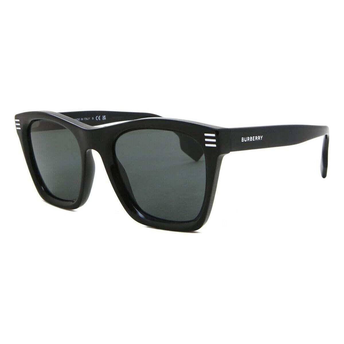 Burberry Cooper BE4348 300187 52mm Black Dark Grey Men`s Sunglasses