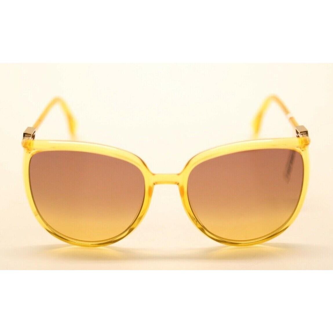 Fendi FF 0432/G/S 40G/DG Transparent Yellow/gradient Brown Sunglasses 1238