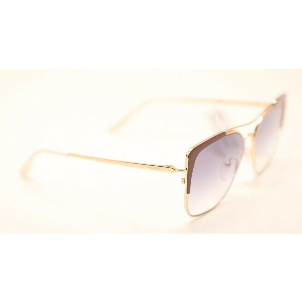 Prada sunglasses SPR - Gold/Burgundy Frame, Blue Lens 0