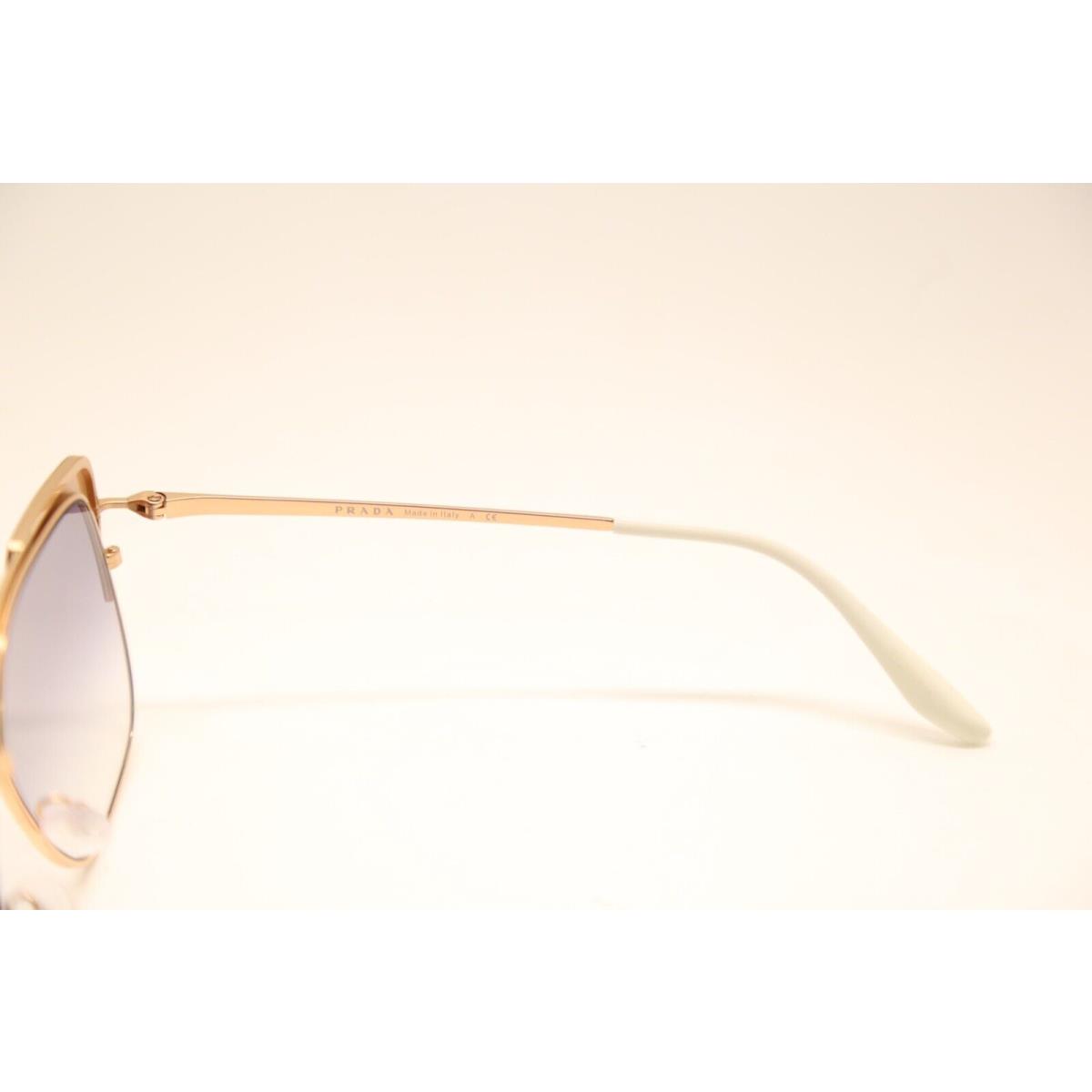 Prada sunglasses SPR - Gold/Burgundy Frame, Blue Lens 3