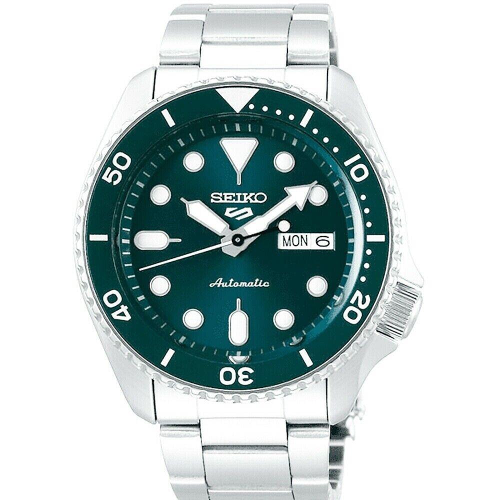 Seiko 5 Sports Time Green Men`s Watch - SRPD61 Automatic