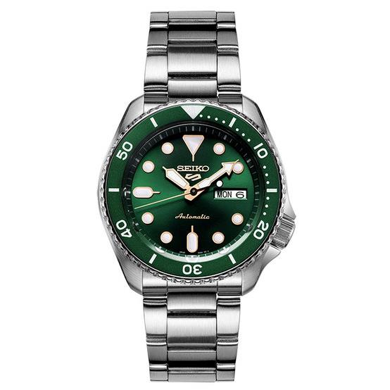 Seiko 5 Sports Automatic Green Dial Stainless Steel Men s Watch SRPD63