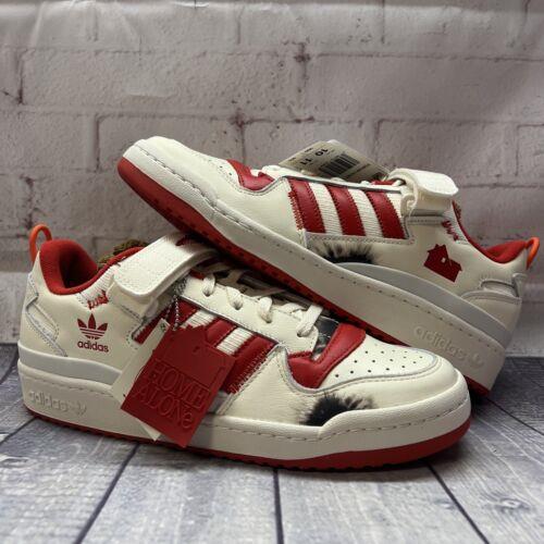 Adidas Home Alone Forum Low Red White Shoes GZ4378 Men s Size 10