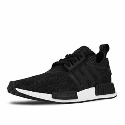 Adidas Men`s NMD_R1 Primeknit Winter Wool Black/white Sz 8 BB0679 Running Shoe