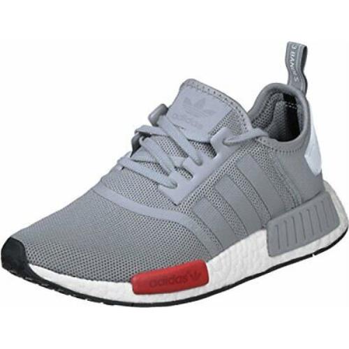 Adidas Men`s NMD_R1 Grey/red/white Sz 4.5 S79160 Running Shoe