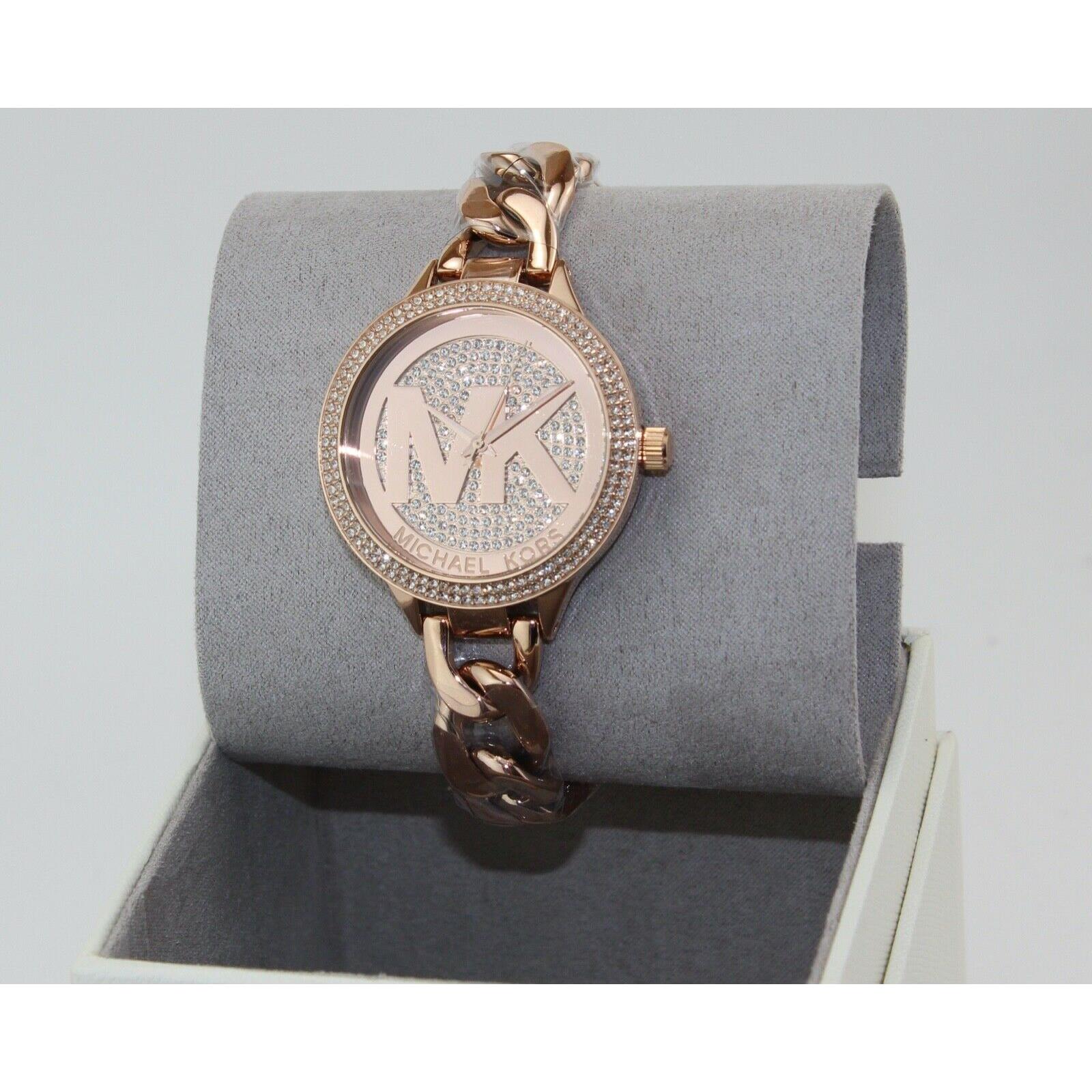 michael kors bedazzled watch