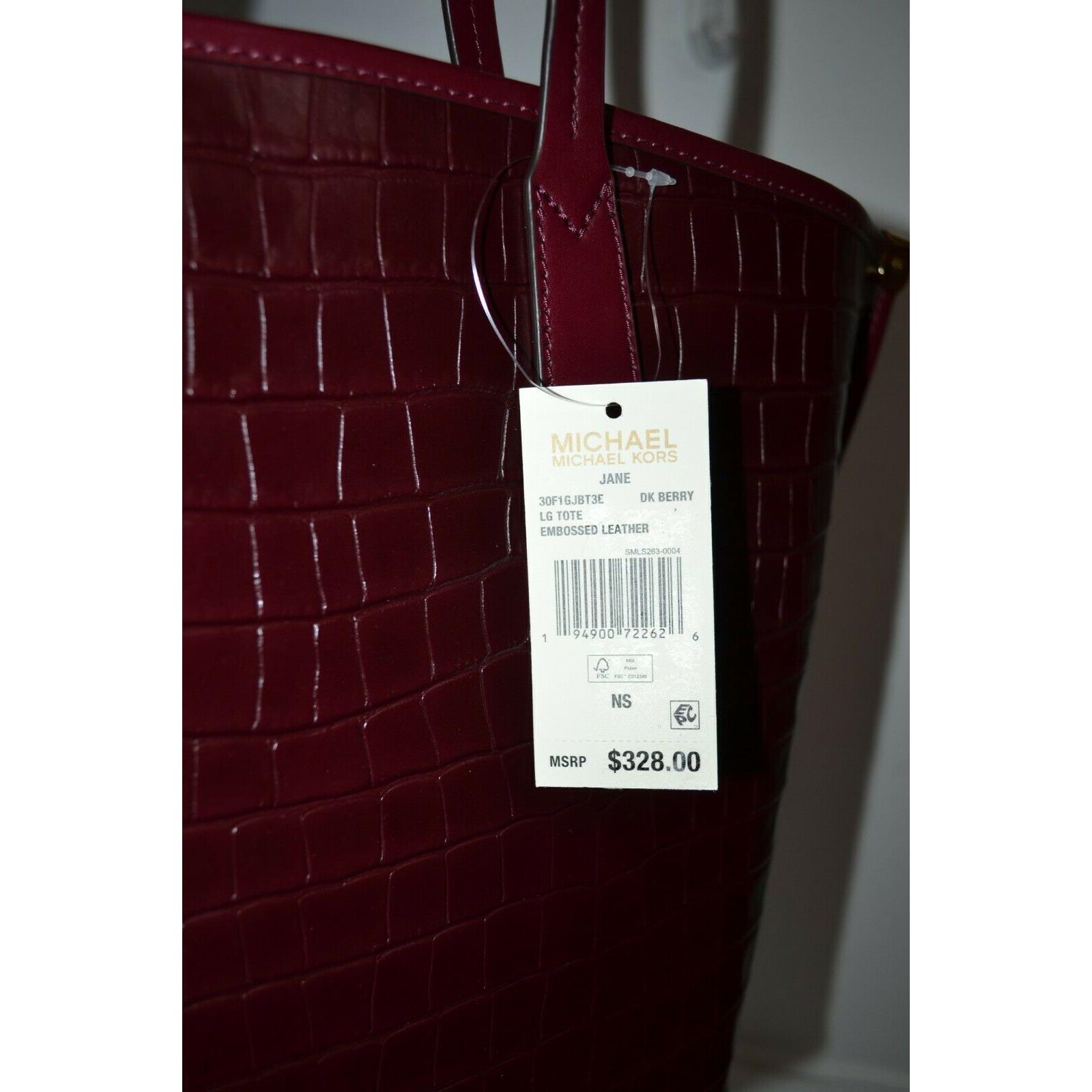 dark berry michael kors purse