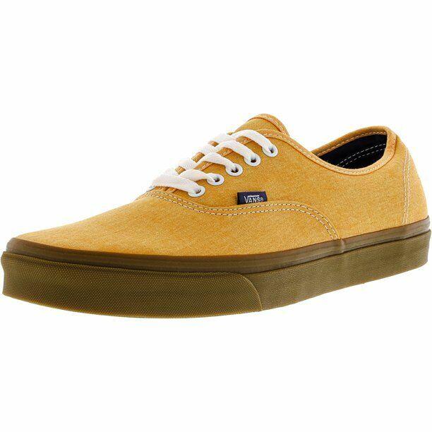 Vans Men`s Washed Canvas Citrus / Gum Ankle-high Skateboarding Shoe