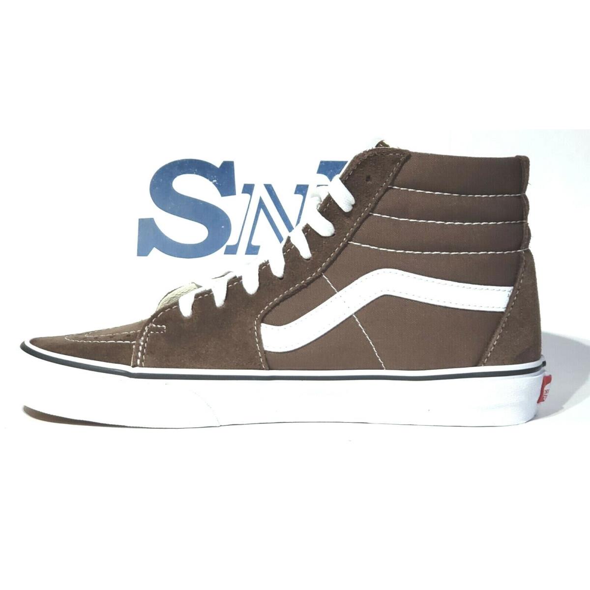 Vans SK8-HI Top Suede Skate Athletic Shoes Rain Drum/ True White Men`s Size