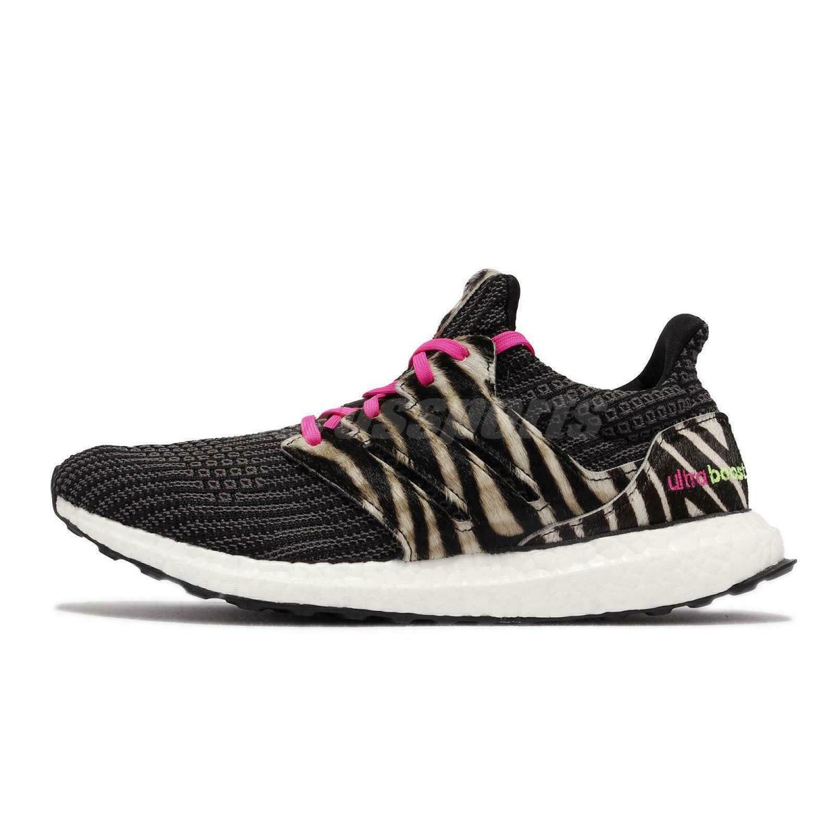 black white and pink ultra boost