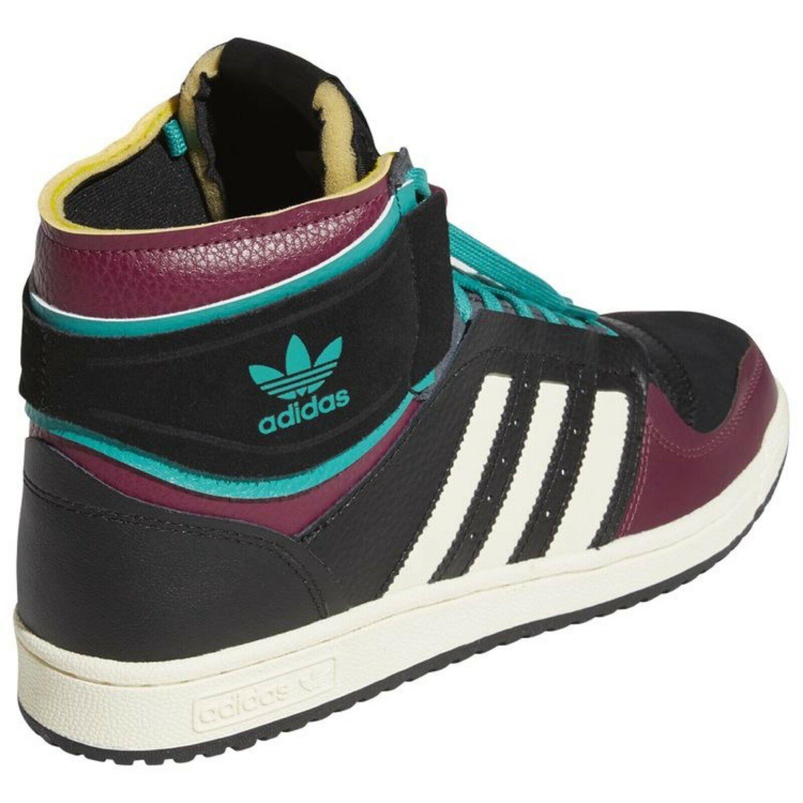 Adidas shoes Ten - Black , Black/Crimson/Green Manufacturer 8
