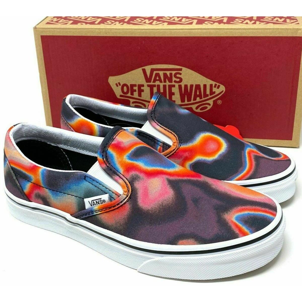 Mens Vans Classic Slip On Dark Aura Multicolor Skate Shoe Size 8 VN0A4U38WN0