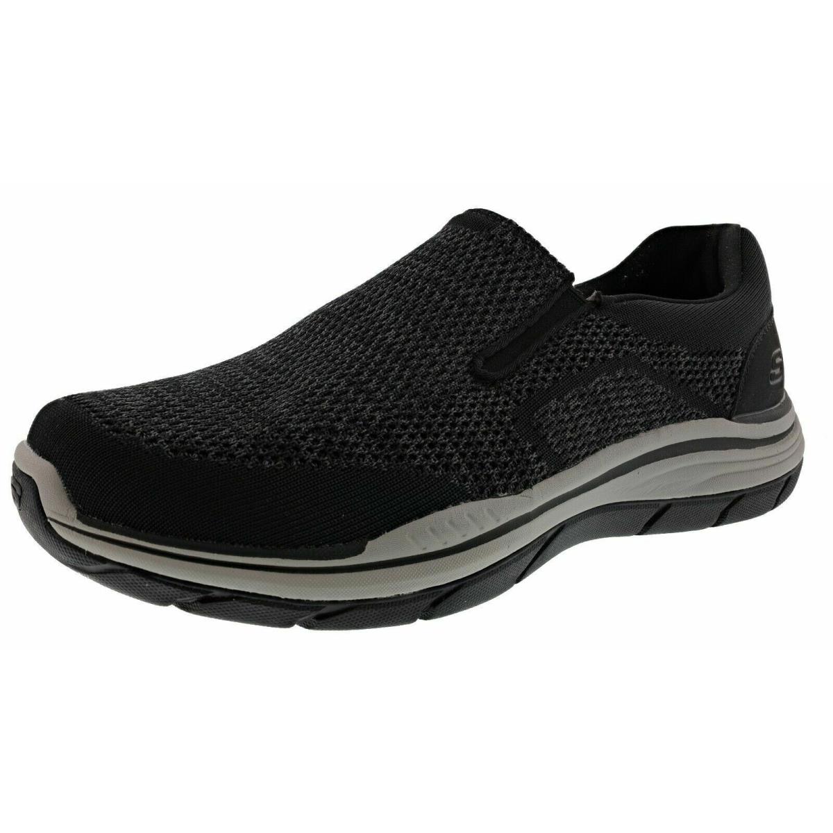 Skechers Men`s Relaxed Fit: Expected 2.0- Arago Slip ON Walking Shoes Black