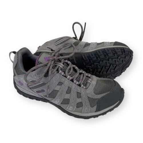 Columbia Womens Redmond Waterproof Hiking Shoe Grey Size 6.5 US
