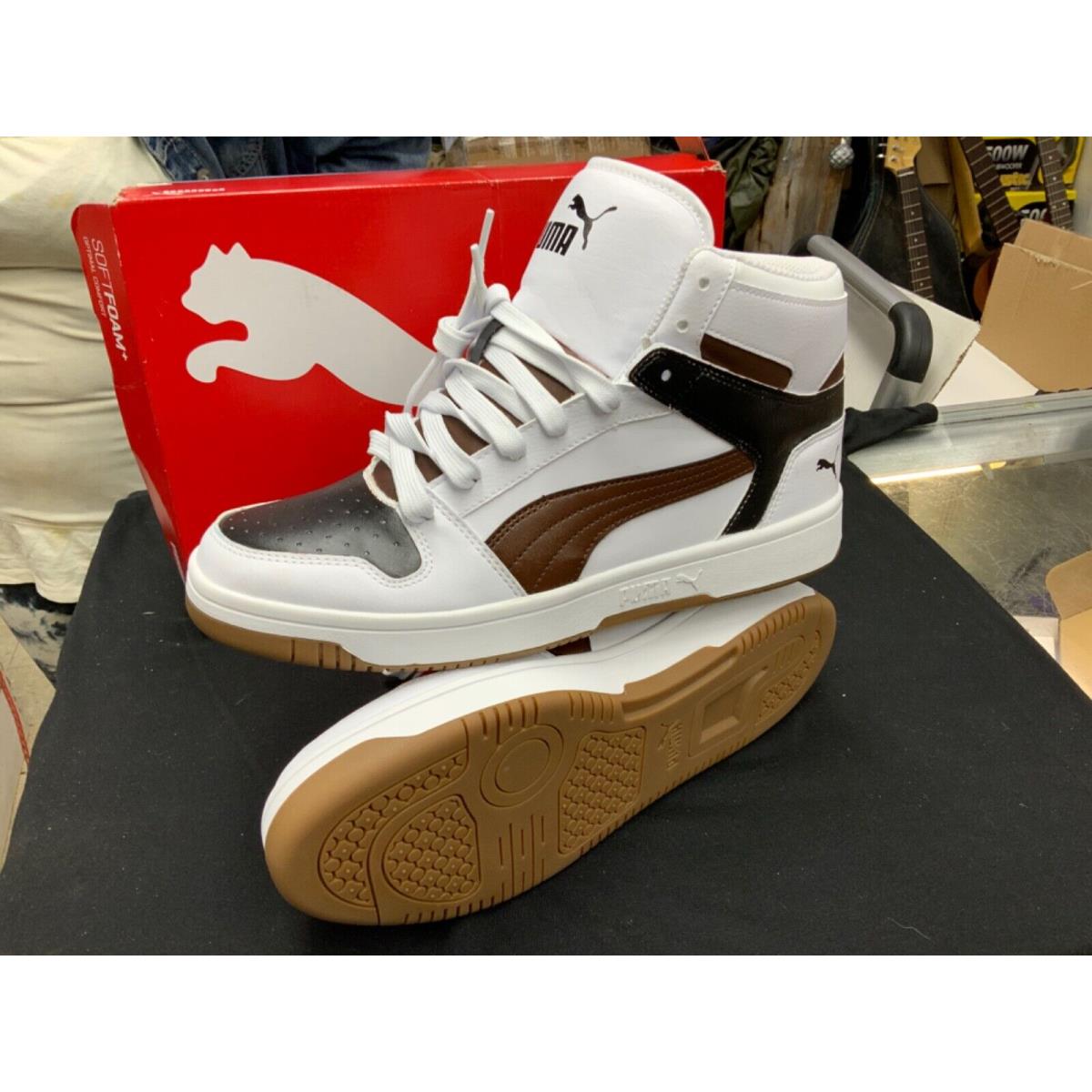 puma rebound layup mid top