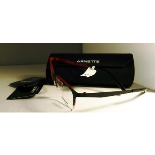 Arnette sunglasses  - black w red Frame, Clear Lens 2