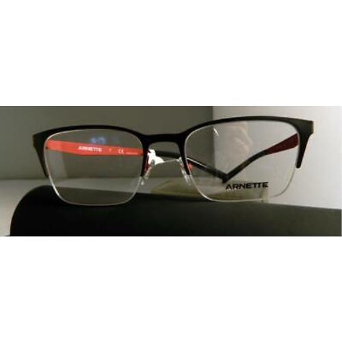 Arnette sunglasses  - black w red Frame, Clear Lens 3