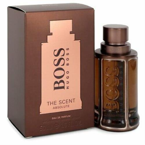 Boss The Scent Absolute by Hugo Boss Eau De Parfum Spray 1.6 oz / 50 ml Men