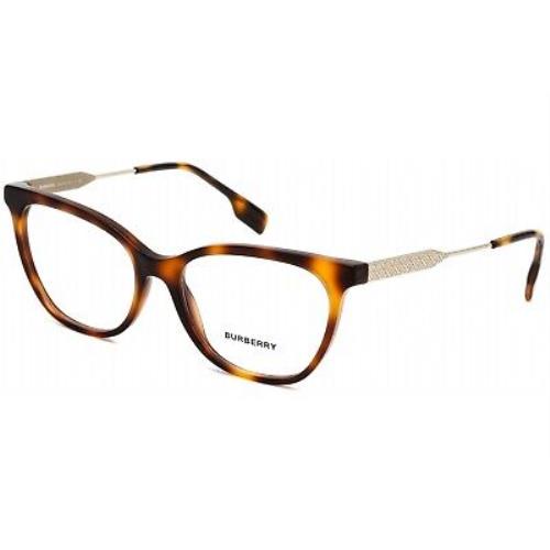 Burberry BE 2333 3316 Eyeglasses Havana Frame 53mm