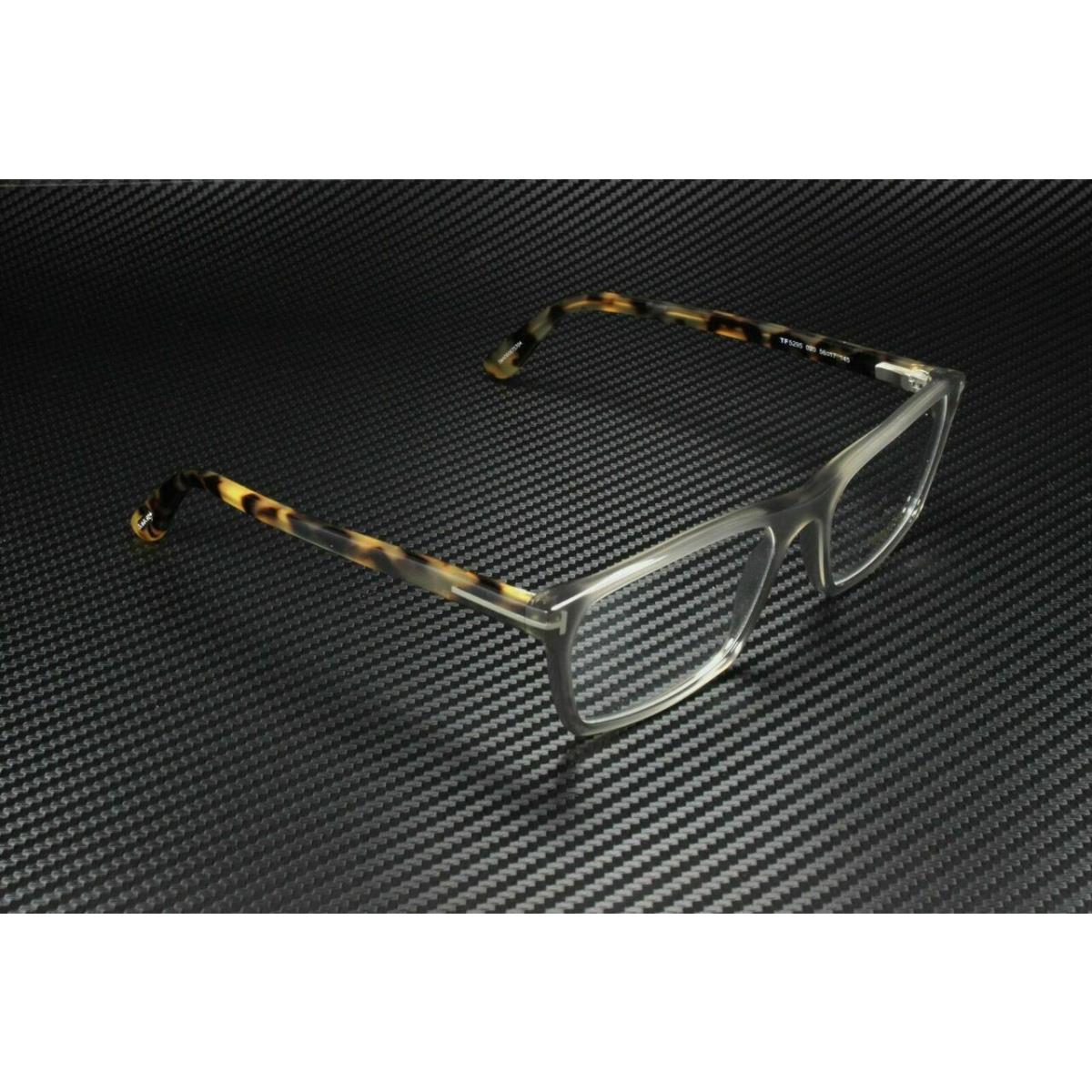 Tom Ford FT5295 020 Rectangle Square Grey 56 mm Men`s Eyeglasses - Tom Ford  eyeglasses - 664689617142 | Fash Brands