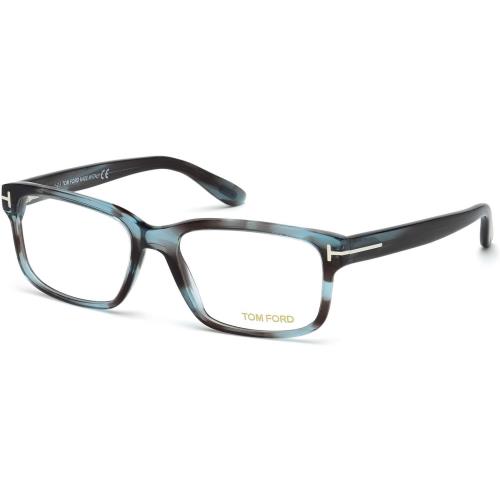 Tom Ford FT 5313 Eyeglasses 086 Grey Light Blue Melange