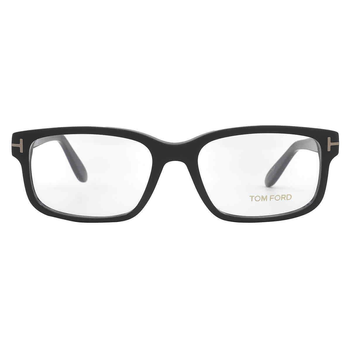 Tom Ford Demo Rectangular Men`s Eyeglasses FT5313 002 55 FT5313 002 55