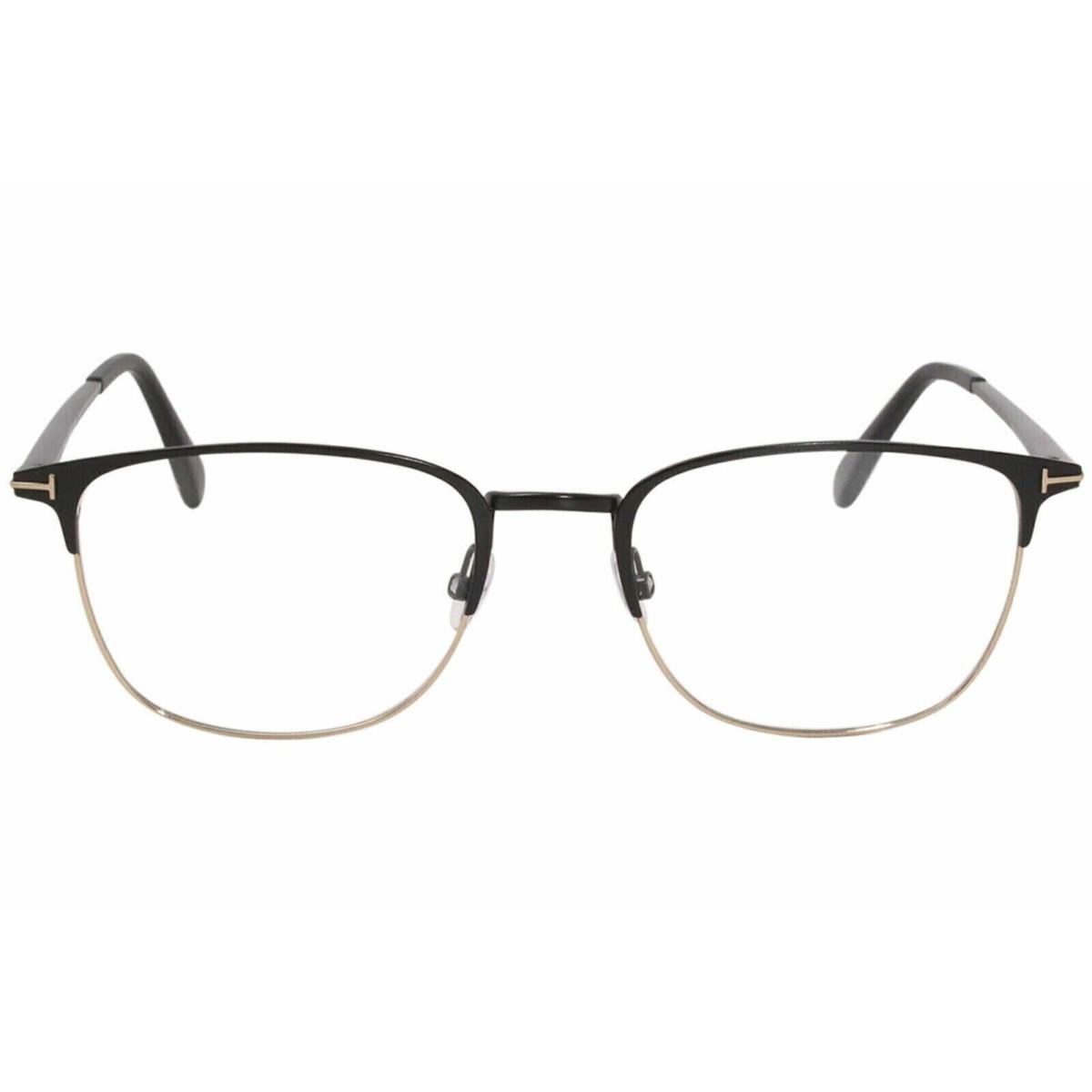 Tom Ford Eyeglasses FT 5453 002 Matte Black Shiny Rose Gold Frame 54mm