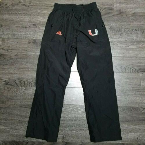 Adidas Miami Hurricanes Gore-tex Waterproof Pants Mens Medium Football Golf