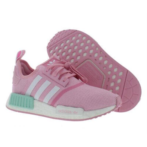 Adidas Nmd_R1 GS Girls Shoes Size 6 Color: Pink/white - Pink/White, Main: Pink