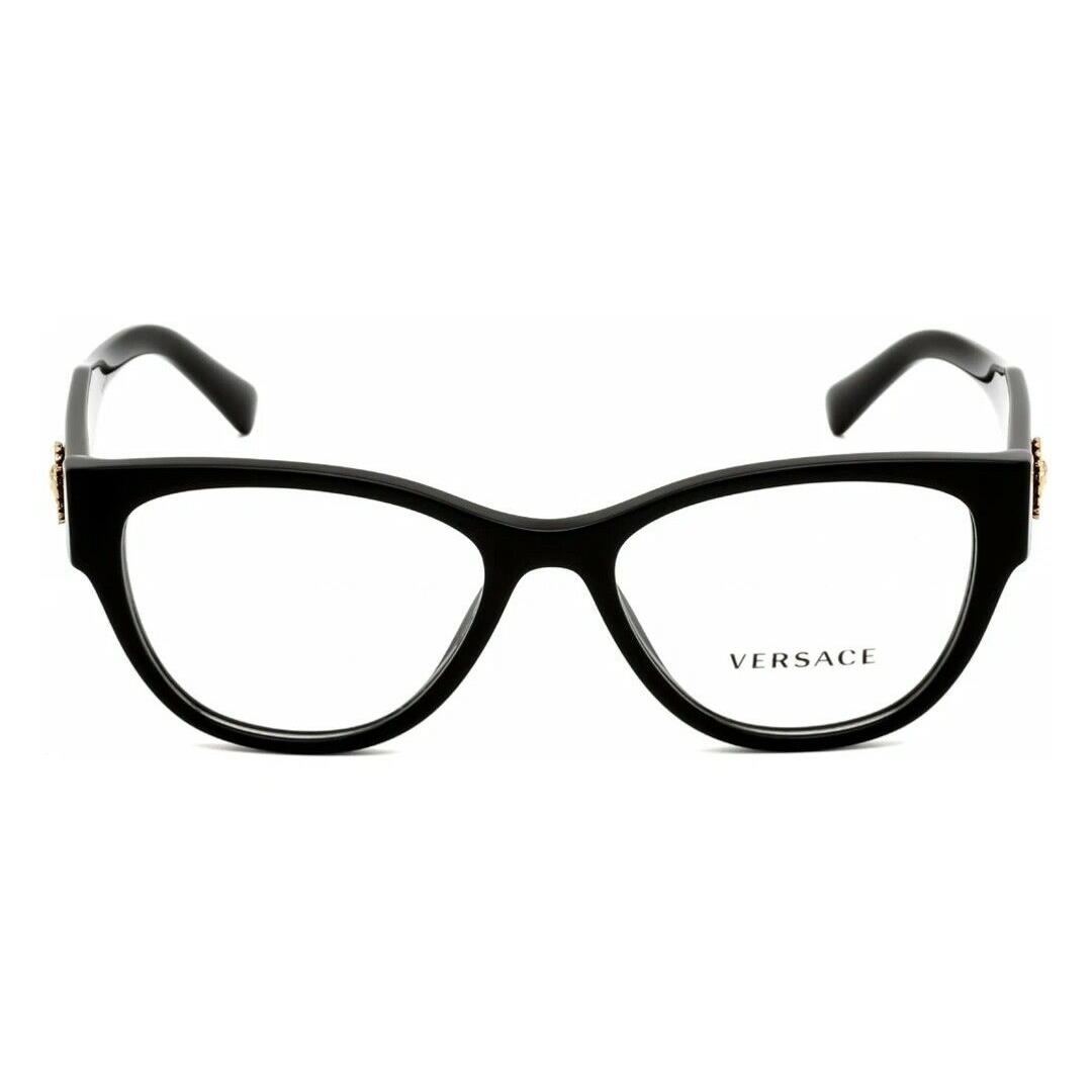 Versace Eyeglasses Womens VE3281B GB1 53 Black