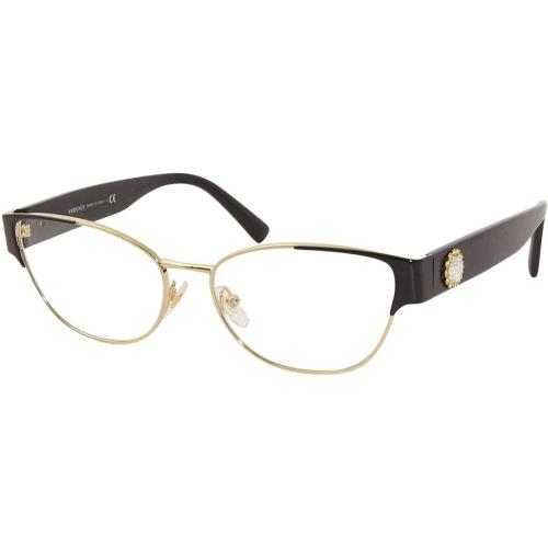 Versace Eyeglasses VE1267B 1433 53mm Gold/black / Demo Lens