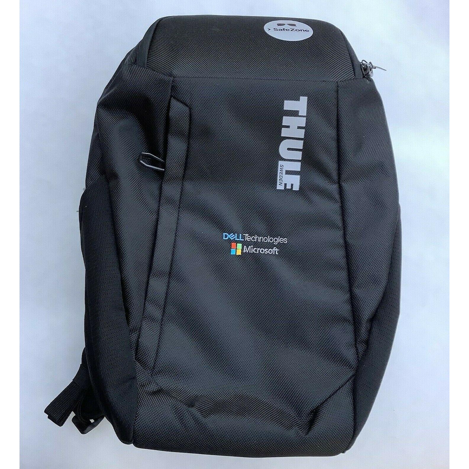 Thule Carrying Case Backpack Notebook Black Embroidery Dell Safe Zone Glasses