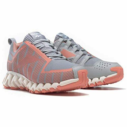 Reebok Women`s Zigwild TR 6 Trail Running Shoe Size 8.5M Grey/coral/pink S42637