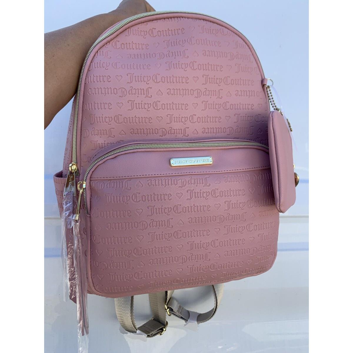 Juicy Couture Bag Pink Backpack Travel Purse