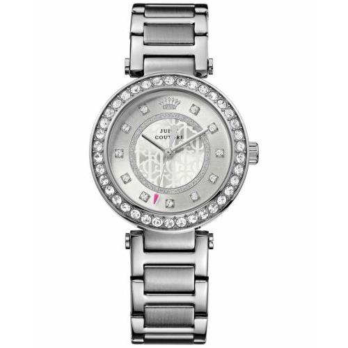 Juicy Couture Women`s Luxe Couture Stainless Steel Bracelet Watch 34mm 1901150