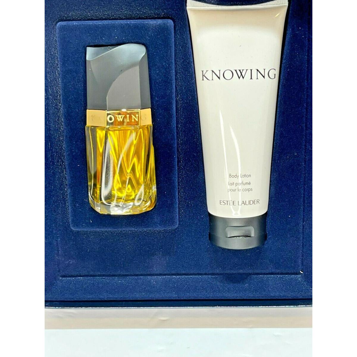 Knowing By Estee Lauder Women Perfume Edp SP 1.0 oz 3.4 Body Lotion Gift Set