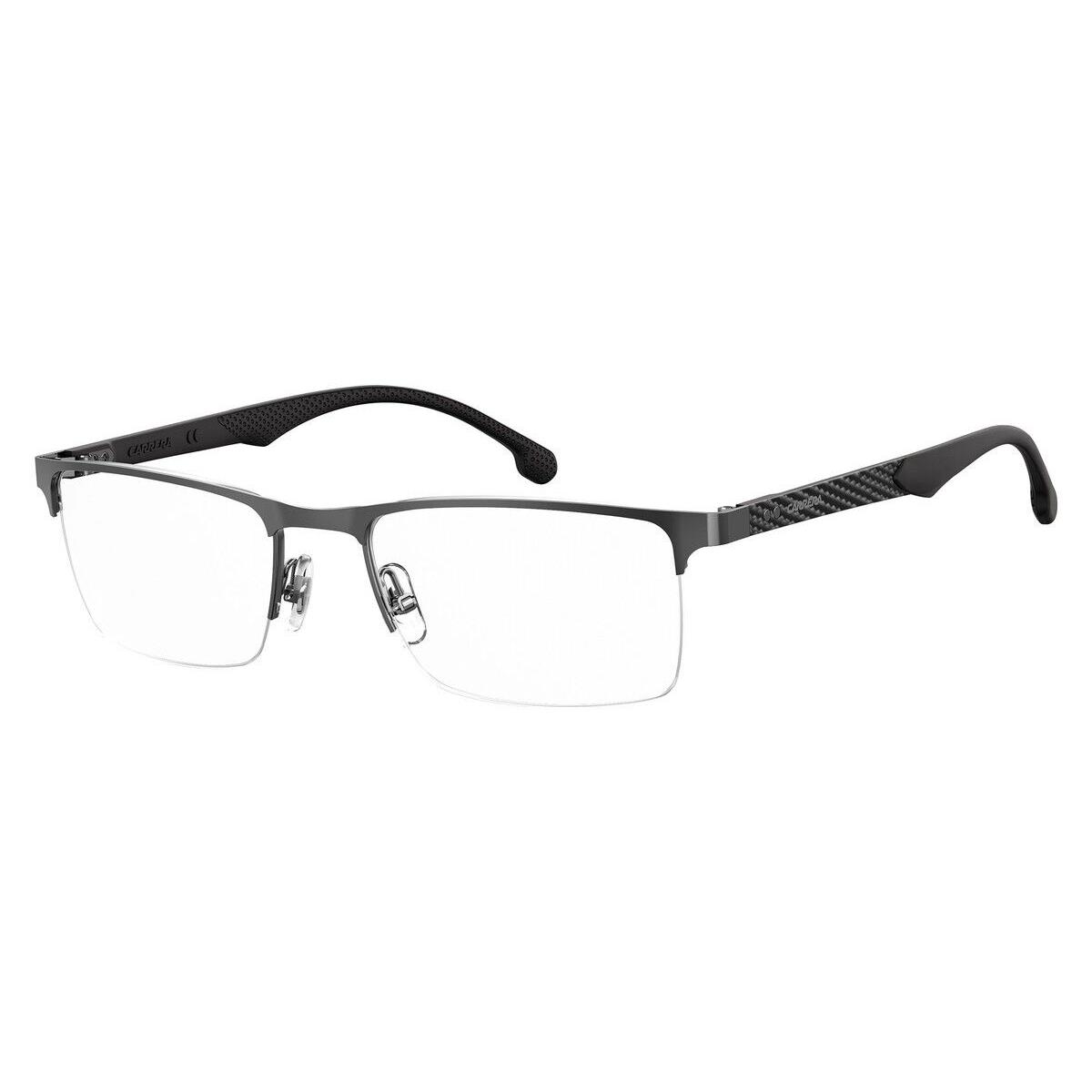 Carrera 8846 Eyeglasses Men 0KJ1 Dark Ruthenium Rectangle 54