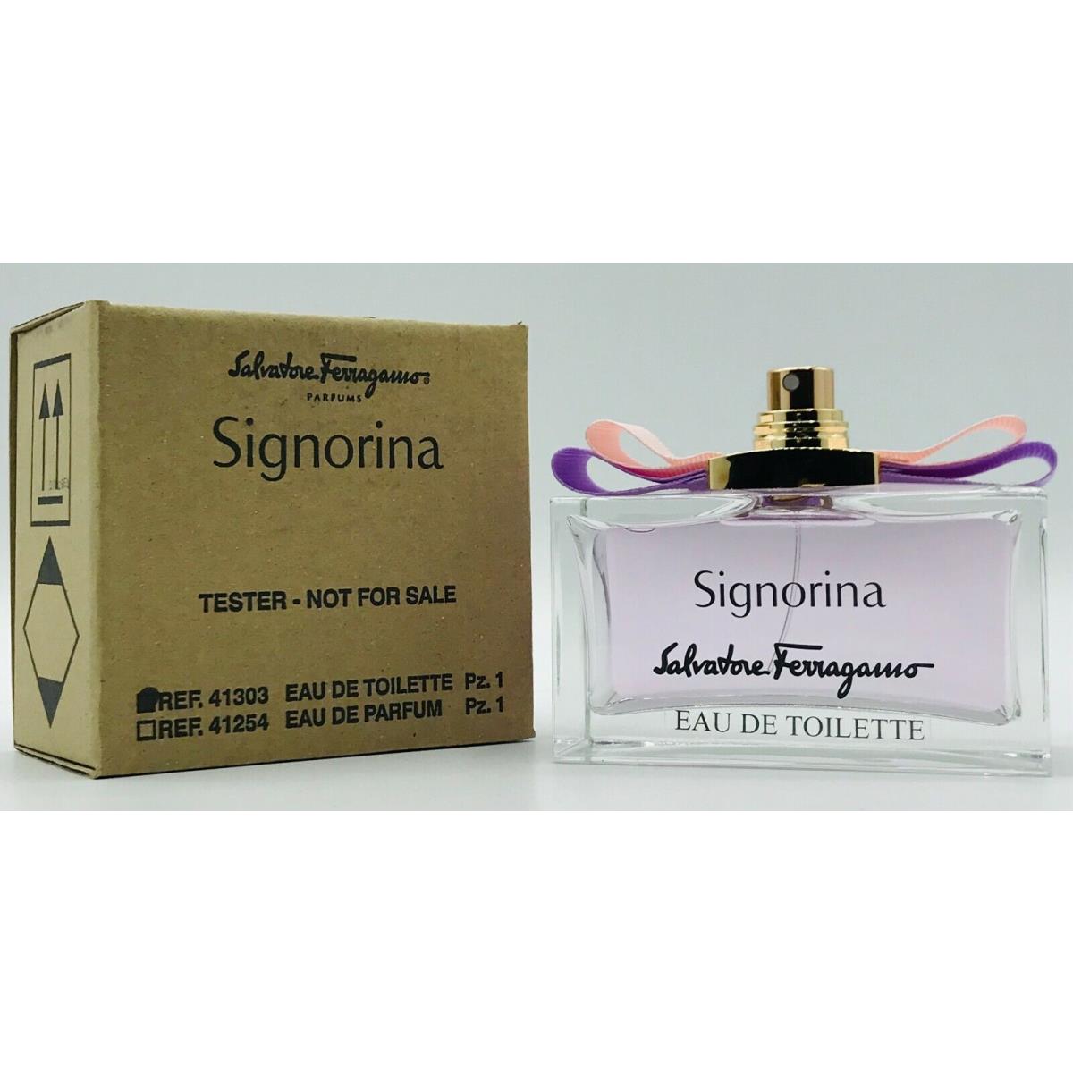 Salvatore Ferragamo Signorina Women Perfume Edt Spray 3.4 oz 100 ml Box As Shown