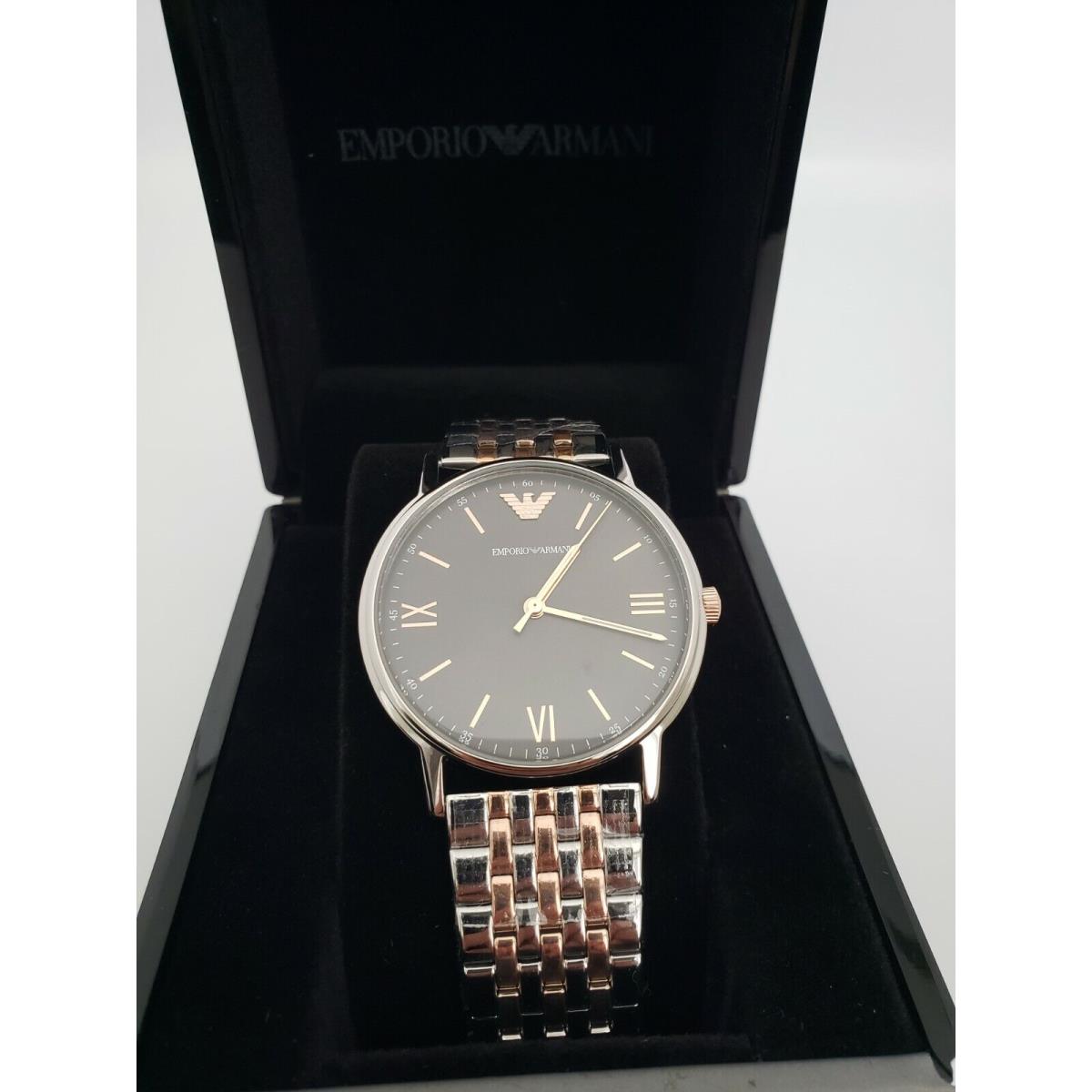 Emporio Armani Men`s Three-hand Two-tone Stainless Steel Watch AR11121