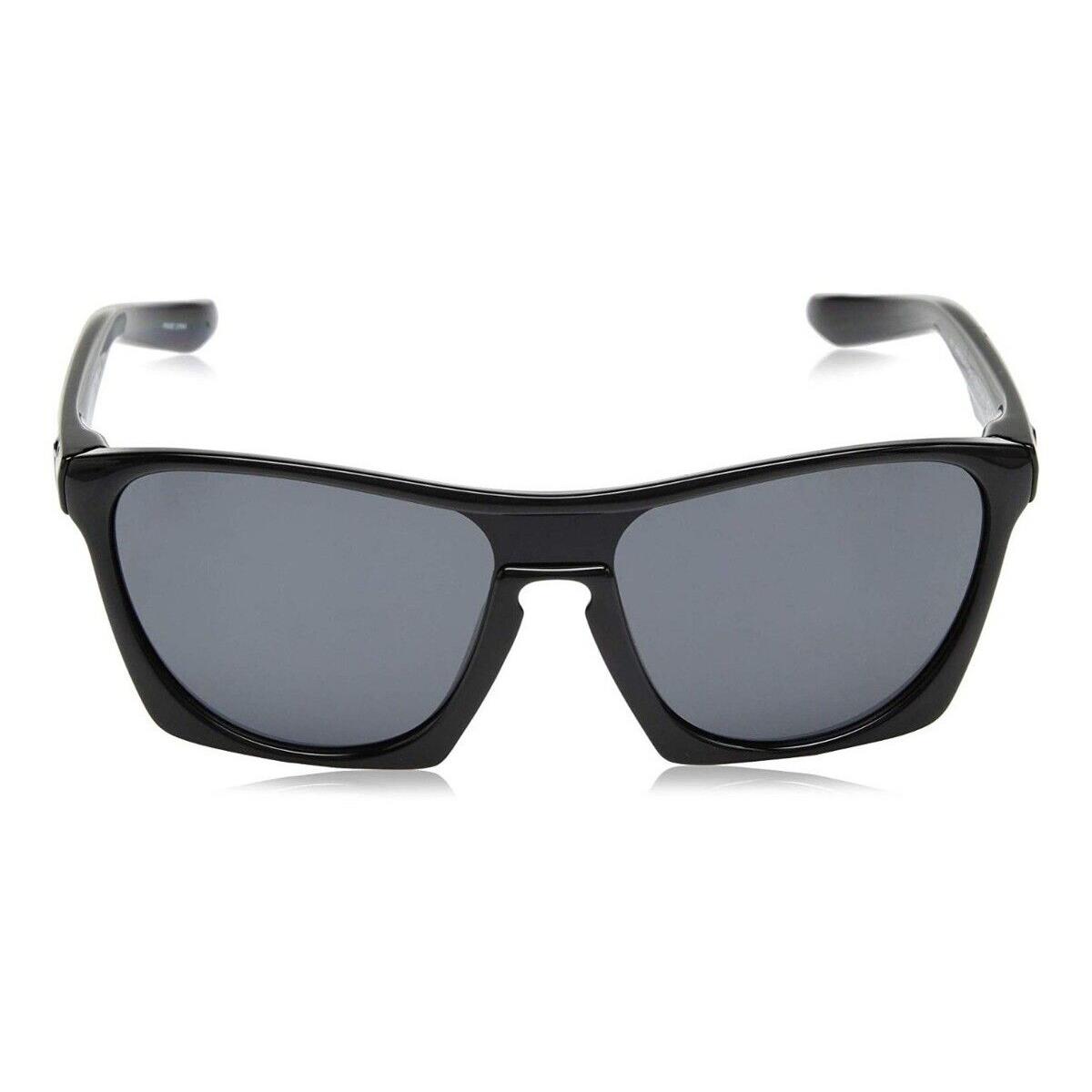 Dragon Classy Shiny Black Grey 001 Unisex Shield Sunglasses 55mm