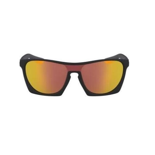 Dragon Classy Matte Black Orange Ion Lens 005 Unisex Shield Sunglasses 55mm